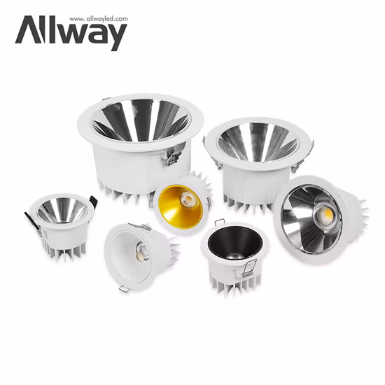 Recessed Anti Glare Waterproof Bathroom Downlight IP65 LED Down Lights