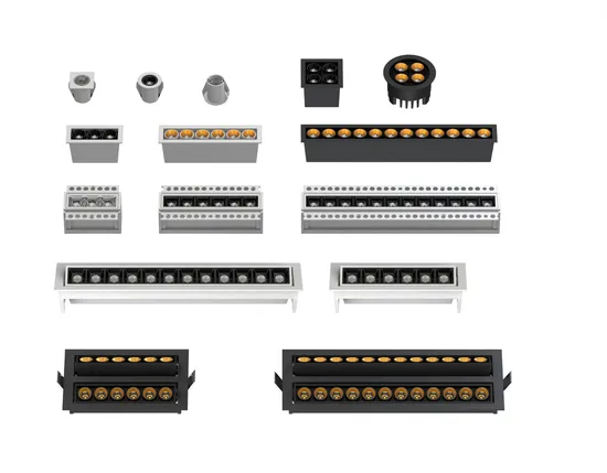 High Quality Aluminum 3 Lamp Beads 6W White Griller Light LED Spotlight 