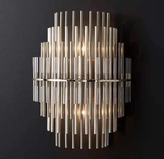 American Industrial Style Metal Wall Light Emile Sconce 