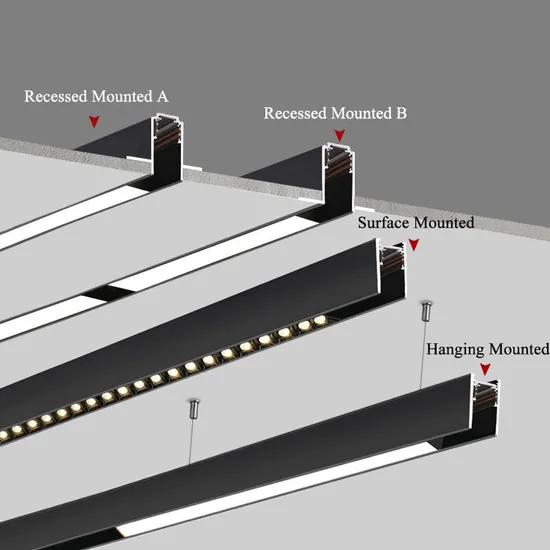 Adjustable 1/2/3m Magnetic LED Track Light 